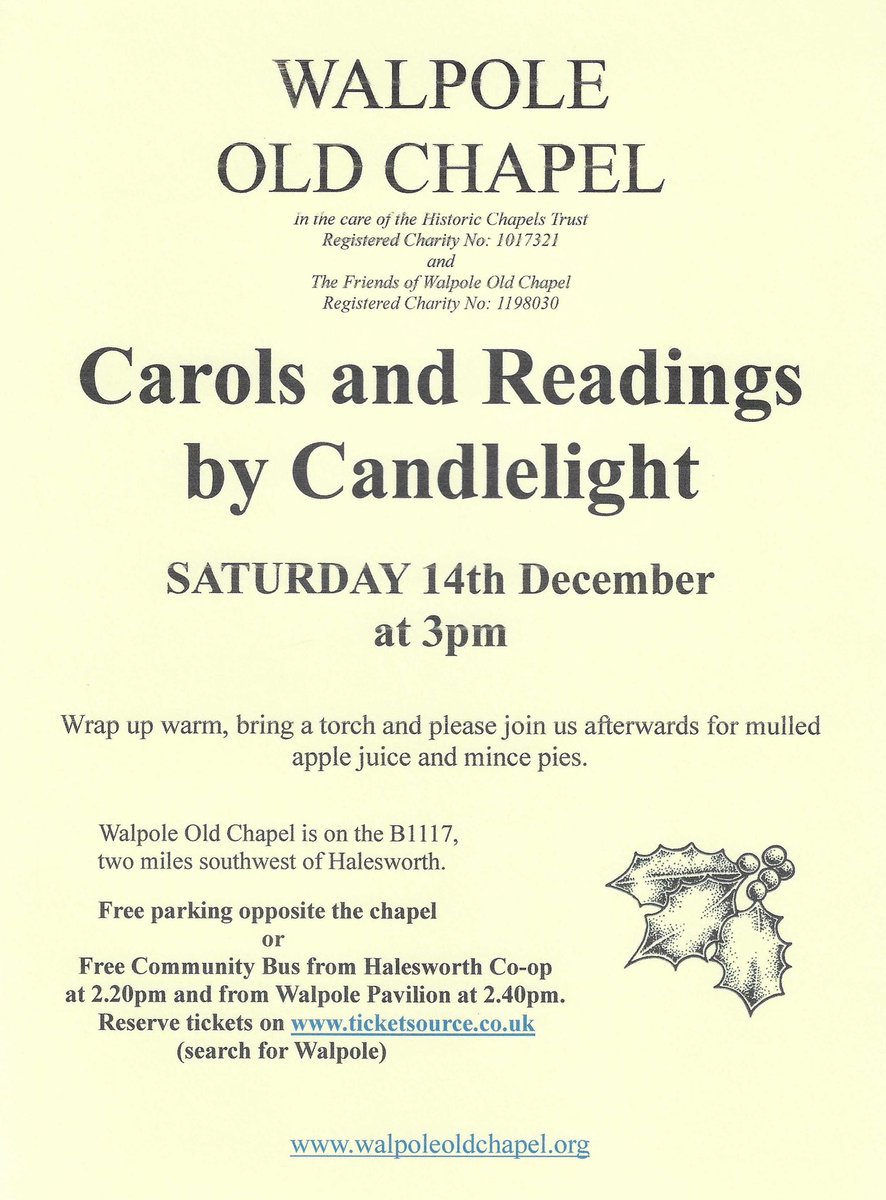 Not long now! Why not come and join us for our traditional Carols &amp; Readings by Candlelight? Looking forward to seeing you all there. #christmas #carols #mincepies