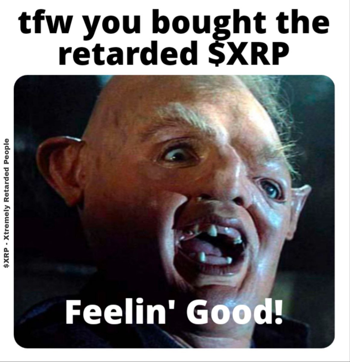 $xrp xtremely retarded people are selling at the lows. They will cry later. 

Coincgecko applied, dextools updated, TikTok is made. Come join we we laugh at the retards