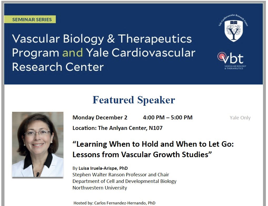 A fantastic and great talk given by Luisa <a href="/mliarispe/">Luisa Arispe</a> at Yale VBT &amp; CVRC seminar. Something interesting and unexpected!