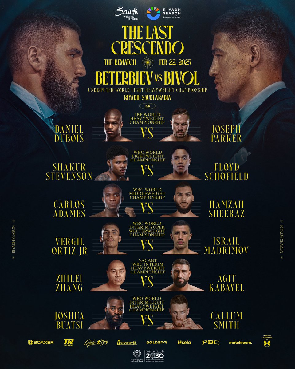 What a fight card, what a night this will be. These #RiyadhSeason  cards just get better and better. 

<a href="/Turki_alalshikh/">TURKI ALALSHIKH</a>