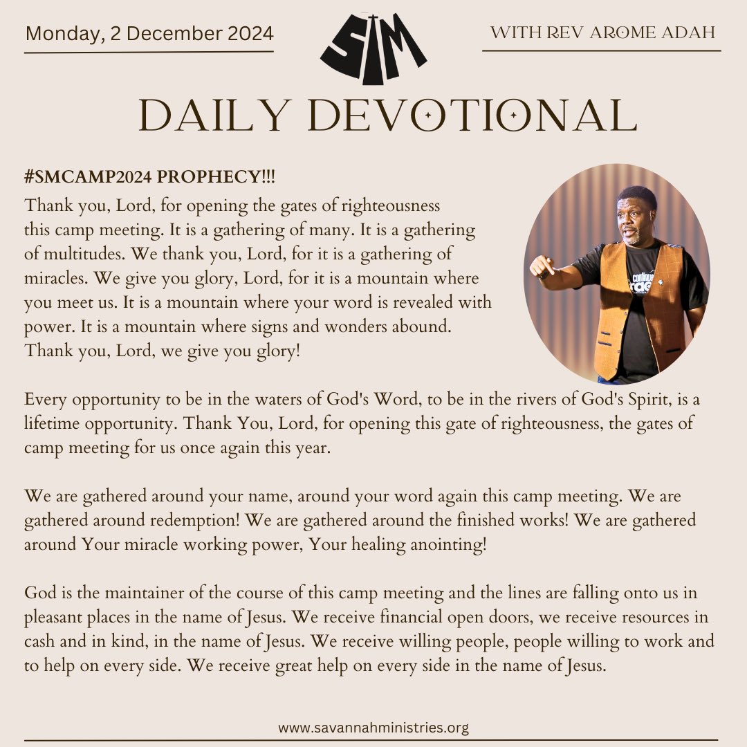 aromeadah's tweet photo. Thank you, Lord, for opening the gates of righteousness this camp meeting. It is a gathering of many. It is a gathering of multitudes. We thank you, Lord, for it is a gathering of miracles. https://t.co/ixHccVGnNm