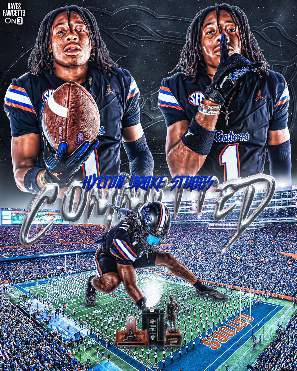 BREAKING: Four-Star Safety Hylton Stubbs has Flipped his Commitment from Miami to Florida, he tells me for @On3Recruits

The 6’2 195 S from Jacksonville, FL had been Committed to the Hurricanes since July

“I’m a Swamp boy🐊🐊”

on3.com/db/hylton-stub…