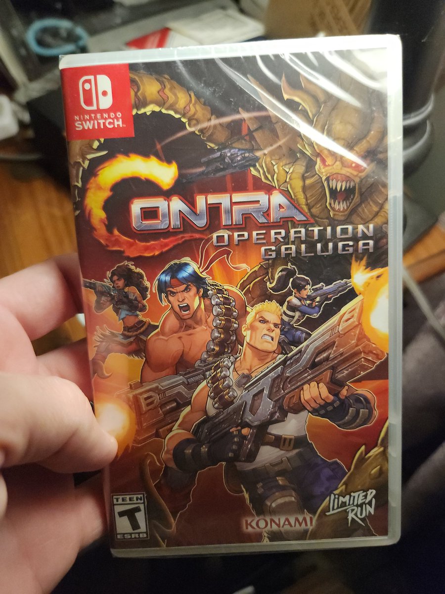 ProfXGaming1's tweet photo. #SwitchPhysical
#Nintendo
#Switch
#PhysicalMedia
#ForwardCompatibility
#Contra
#UpUpDownDownLeftRightLeftRightBAStart
@supersisi
This one made me think of you ❤️
203) Contra Operation Galuga https://t.co/dwvqvneDQx