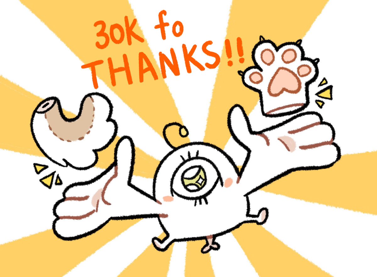 Thank you for 30000 follows! This marks a huge milestone for me!
💛🧡
I’m doing a tail and handpaws raffle, the winner will get a custom tail AND a pair of custom handpaws
🧡💛
Like + RT + follow, and comment with your fursona ref pic to participate, I will choose one from