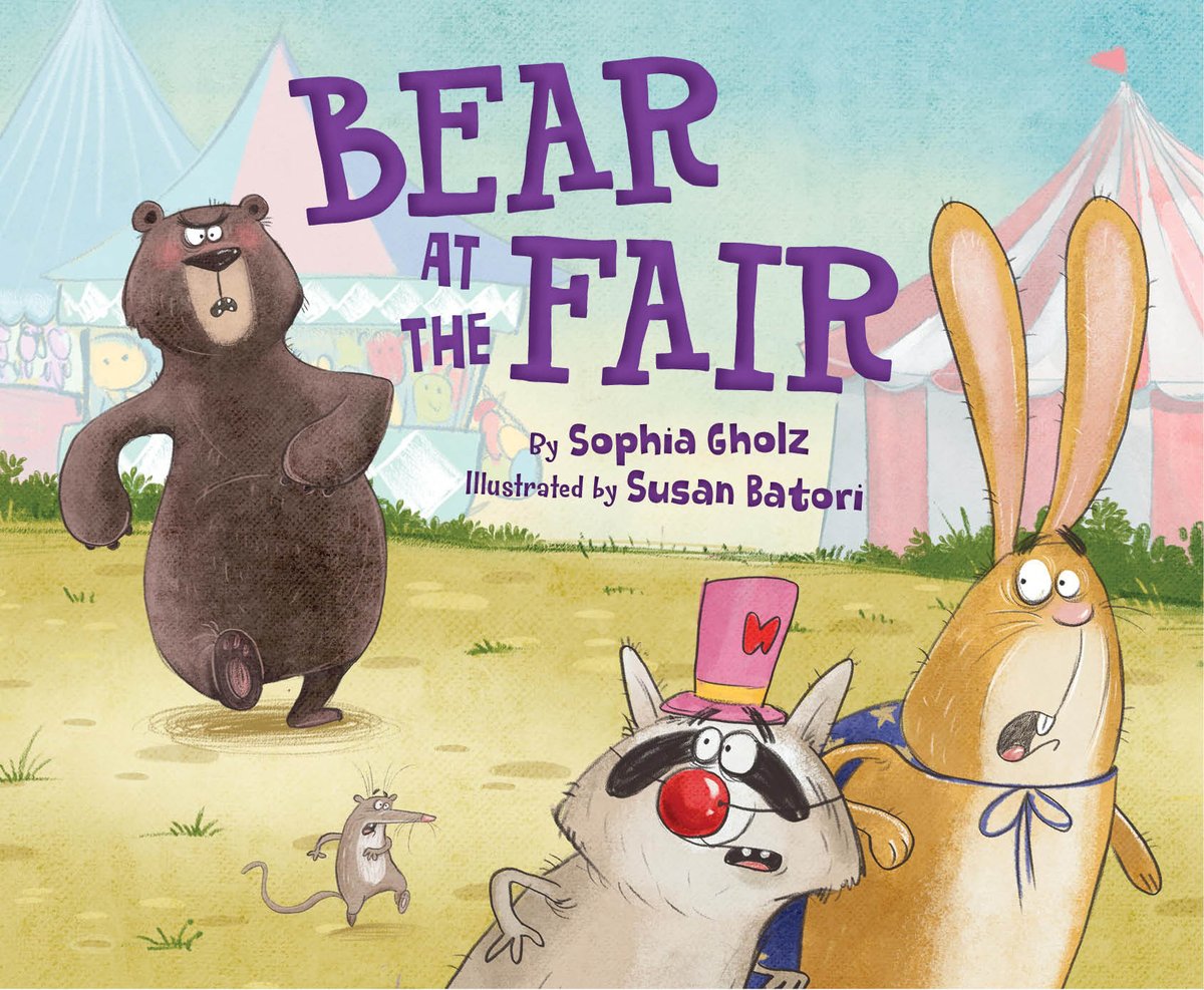 Sleeping Bear Press (@sleepingbearbks) on Twitter photo After a very hungry bear goes on a rampage at a local fair, he must fix his mess. An hilarious rhyme that introduces young readers phonics, “Bear At the Fair,” by <a href="/sophiagholz/">Sophia Gholz 💫</a> and <a href="/susanbatori/">Susan Batori</a>, is available now at tinyurl.com/3dmnxu9j 🐻🎡 After a very hungry bear goes on a rampage at a local fair, he must fix his mess. An hilarious rhyme that introduces young readers phonics, “Bear At the Fair,” by <a href="/sophiagholz/">Sophia Gholz 💫</a> and <a href="/susanbatori/">Susan Batori</a>, is available now at tinyurl.com/3dmnxu9j 🐻🎡