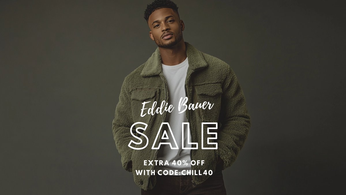 Chill out in style! ❄️ Enjoy Extra 40% OFF at #eddiebauer with code CHILL40. Perfect for your winter wardrobe refresh!
Shop here👉ow.ly/1hbm50UiMyN

#EddieBauerCanada #WinterDeals #AdventureReady #WinterOutfits #WinterSale #FashionDeals #EddieBauerDeals #CozyAndCool
