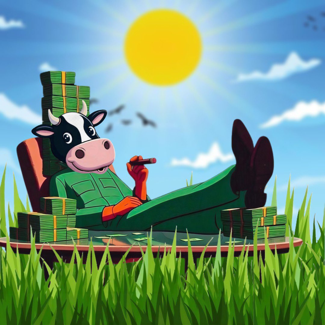 $COW still in the field, grinding toward greatness. We’re not done yet!🐮
