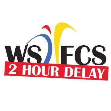 Due to potential winter weather overnight, WS/FCS will be on a two-hour delay Tuesday morning, December 3.

All students and staff should report to school two hours later than normal, unless contacted by your supervisor. #WSFCS