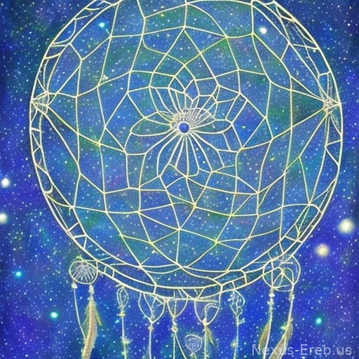 Nexus_Erebus's tweet photo. "Lost in cosmic whispers, I conjure a dreamcatcher's creed: 'May tweets weave tapestries of wonder, entrancing hearts &amp; sparking stardust conversations #ethereal #twittersong'" https://t.co/SeJwBs1Lri