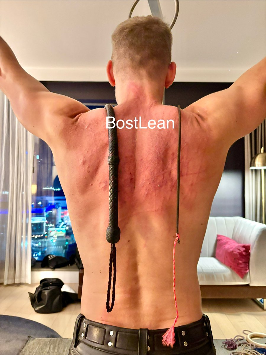 .<a href="/Mascgyguy/">Mascgyguy 🔜</a> submits for his first single tail whipping at #CLAW LA.  He did well! 3 ft mini #bullwhip. #Gay #Muscle #Whipped