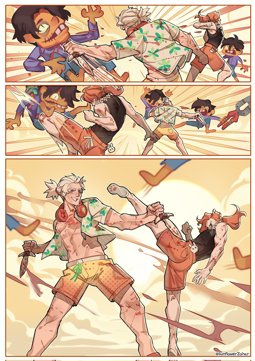 SunflowerZohar's tweet photo. I have no idea how they can fight in these slippers
#MyTimeAtSandrock #MTAS #MTASLogan #MTASBuilder #MTASPablo #LoganxBuilder #MTASFanart https://t.co/NEoDI6EaCc