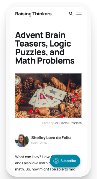 teach_explore's tweet photo. ✨ Love Christmas? Love learning? 🎄🎉 Join us for a daily advent puzzle journey! Perfect for grades 2-5, these puzzles bring fun, math, and reflection. Let’s celebrate the season with hope, peace, love, joy—and fun problem-solving! 💡
https://t.co/oDys621H6g https://t.co/ZJKagL0Bdo