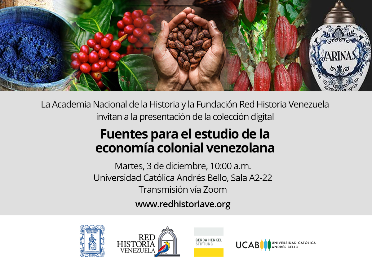 redhistoriave (@redhistoriave) on Twitter photo Mañana 3/12/2024 la <a href="/anhvenezuela/">Academia Nacional de la Historia</a> y la <a href="/redhistoriave/">redhistoriave</a> (con el apoyo de la <a href="/HenkelStiftung/">Gerda Henkel Stiftung</a> ) presentarán <a href="/enlaucab/">UCAB</a> la colección digital "Fuentes para el estudio de la economía colonial venezolana".
Regístrate para seguir el evento vía Zoom. ➡️bit.ly/3OsTLDD Mañana 3/12/2024 la <a href="/anhvenezuela/">Academia Nacional de la Historia</a> y la <a href="/redhistoriave/">redhistoriave</a> (con el apoyo de la <a href="/HenkelStiftung/">Gerda Henkel Stiftung</a> ) presentarán <a href="/enlaucab/">UCAB</a> la colección digital "Fuentes para el estudio de la economía colonial venezolana".
Regístrate para seguir el evento vía Zoom. ➡️bit.ly/3OsTLDD
