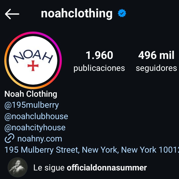 DonnaSummerNat's tweet photo. Donna Summer and the clothing brand "Noah +" will collaborate soon.... https://t.co/dqyVqETS7J