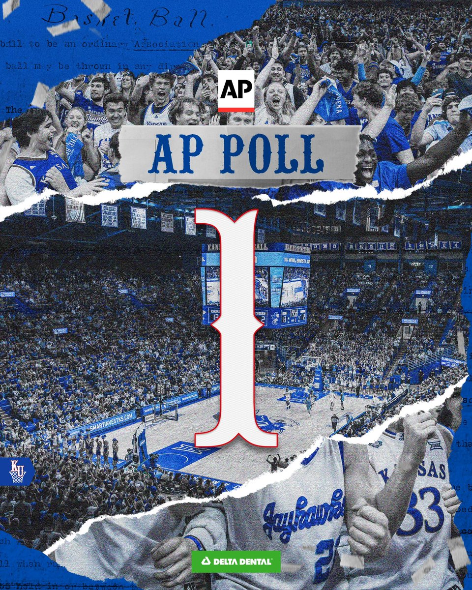 KUHoops's tweet photo. No. 1️⃣

#RockChalk | @DeltaDentalofKS https://t.co/sMsBMB1jD9