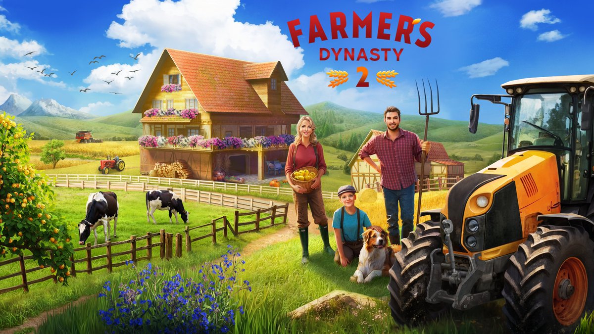 SMARTCDKEYS's tweet photo. Farmer's Dynasty 2
Dive into the vast fields where an idyllic farm awaits you in the middle of a picturesque landscape. Experience the real hustle and bustle of caring for animals, growing crops and building your own farm.
Buy here: https://t.co/SrWXJOnU1s https://t.co/KGBBGlVjWg