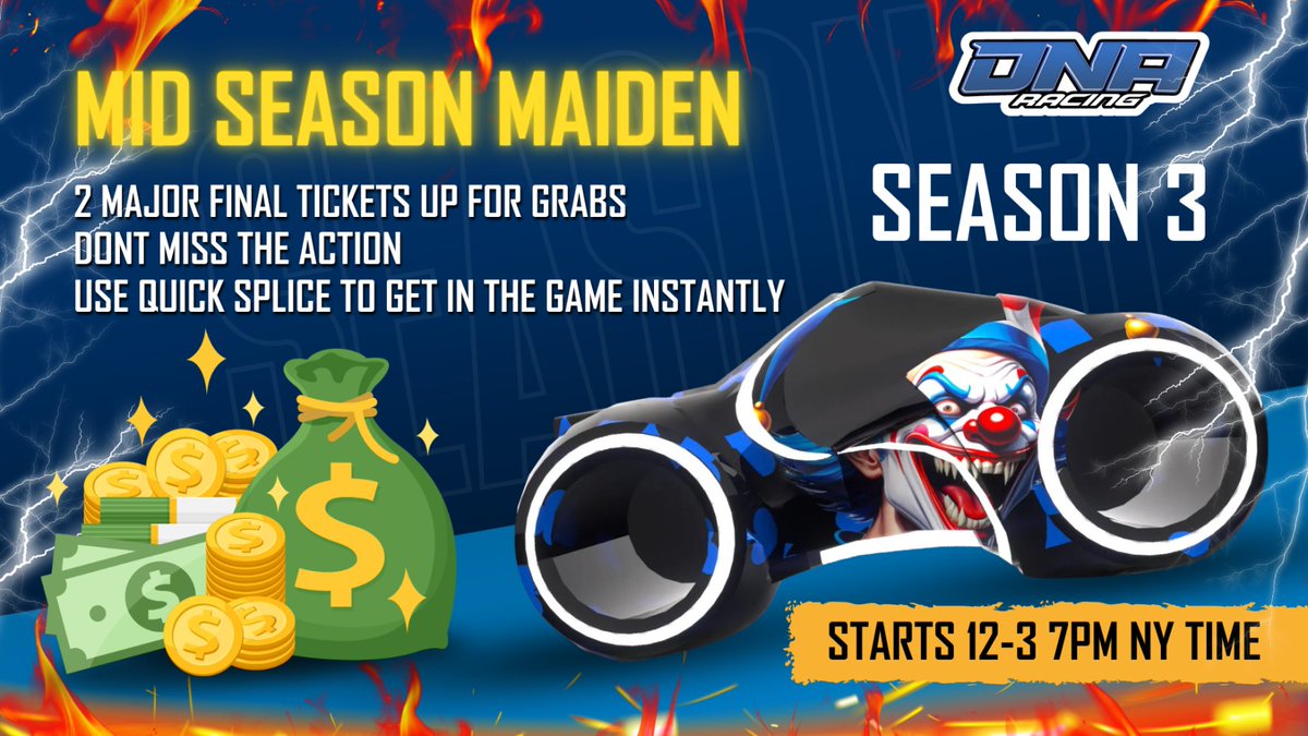 use quick splice now!
fbike.dnaracing.run/splice-arena?f…