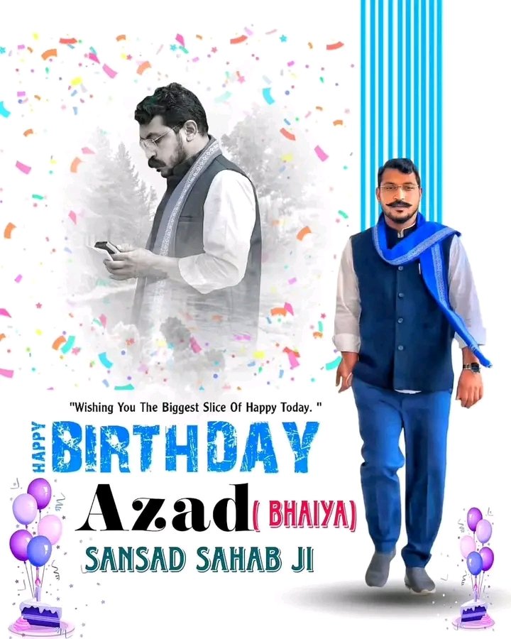 बधाई रुकनी नही चाहिए 
जन्मदिन की ढेर सारी मंगलकामनाएं
चंद्रशेखर आजाद सांसद जी
<a href="/BhimArmyChief/">Chandra Shekhar Aazad</a>