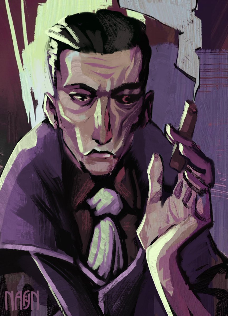 There you go! Note how he upgraded the cigarette, edgy boy

#Arcane #DiscoElysium