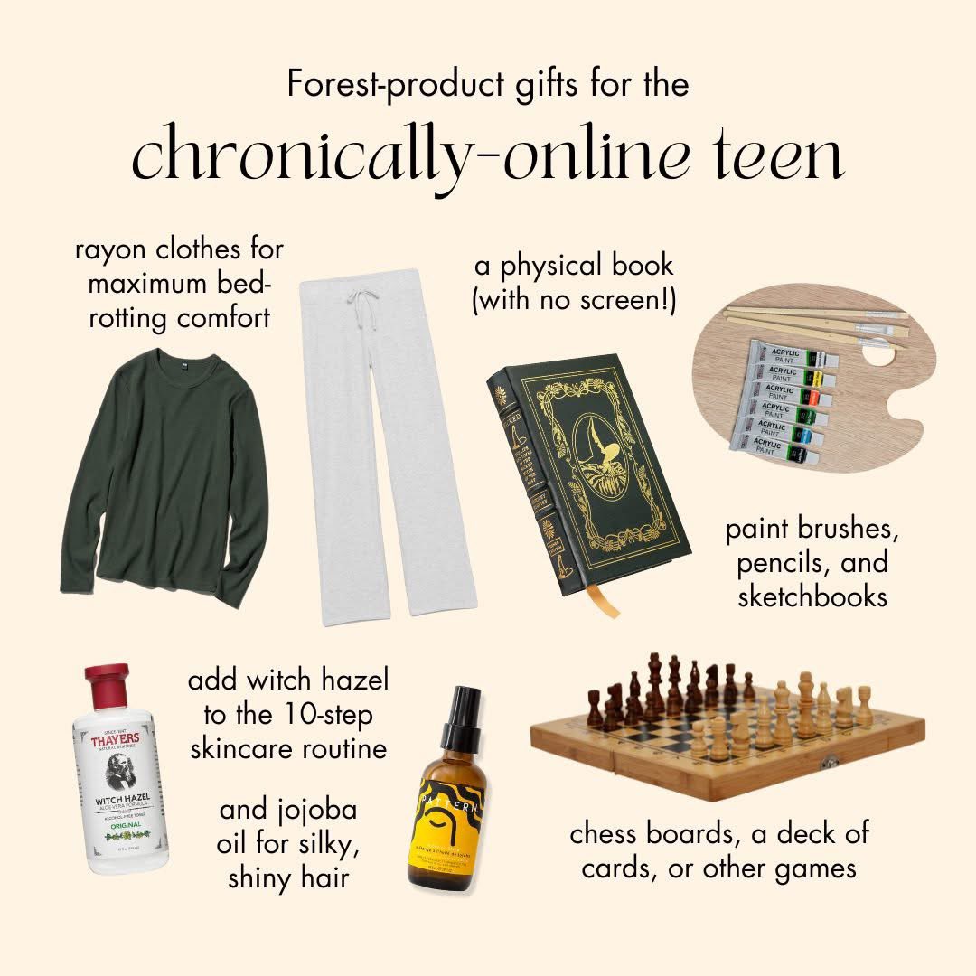 Let forest products take center stage at your holiday with these gift ideas! 

Forest management is vital to forest health and forest products make sure the benefits of trees keep on giving.

#Forestry
#VegetationManagement