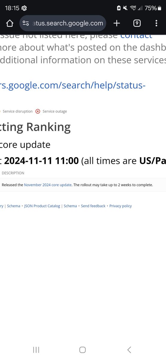 mjrwebdesign's tweet image. I do love their optimism. 

Wasn&apos;t this core update supposed to take upto 2 weeks. 

Classic Google. 🤣

#seo