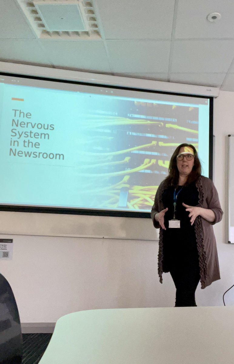 LeonaONeill1's tweet photo. Delivering another #MediaStrong University Training session today at @UlsterUni - our nervous systems in the newsroom, how brains handle trauma, what we can do to protect ourselves etc.
I can deliver this training in person and online in newsrooms and unis - contact me to book. https://t.co/1SZZDhuzIg
