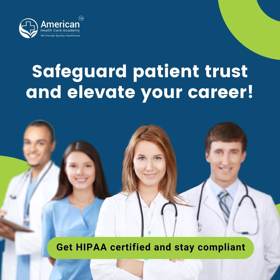 CPRAEDCourses's tweet photo. Stay compliant and get HIPAA certified today. Protect sensitive information and enhance your professional skills! 

#HIPAACompliance #PatientTrust #HealthcareProfessionals #StayCompliant #HIPAATraining #MedicalCertification #CareerGrowth #HealthPrivacy #CPRaedCourse https://t.co/sEi3hbUe6r