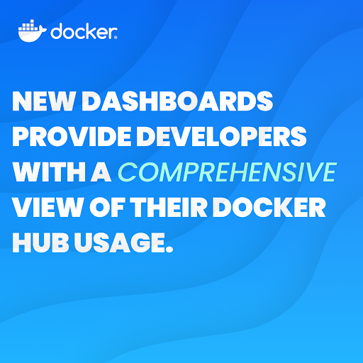 Docker's tweet image. Optimize Docker Hub usage with ease! 🐳📊 Discover how new dashboards provide insights for better image management and smoother workflows. 

Read more 👉 bit.ly/48W18wS

#DockerHub #DevOps