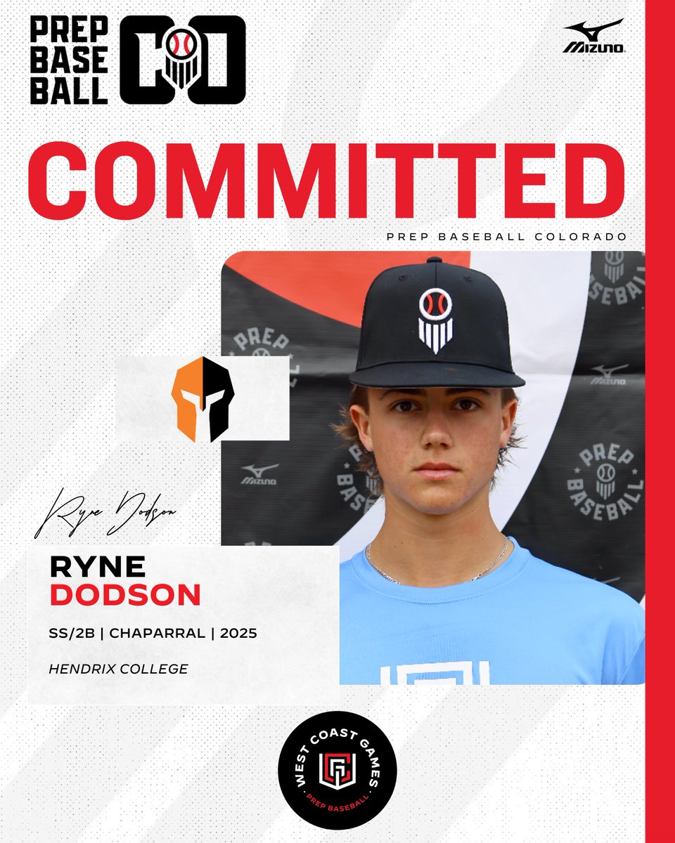 Prep Baseball Colorado (@prepbaseball_co) on Twitter photo ๐จ๐๐๐๐๐๐๐๐๐๐ ๐๐๐๐๐๐จ
'25 SS/2B Ryne Dodson (Chaparral) has announced his commitment to Hendrix College.
๐ค: loom.ly/IKAxrL8 | <a href="/ryne_dodson/">Ryne Dodson</a> ๐จ๐๐๐๐๐๐๐๐๐๐ ๐๐๐๐๐๐จ
'25 SS/2B Ryne Dodson (Chaparral) has announced his commitment to Hendrix College.
๐ค: loom.ly/IKAxrL8 | <a href="/ryne_dodson/">Ryne Dodson</a>