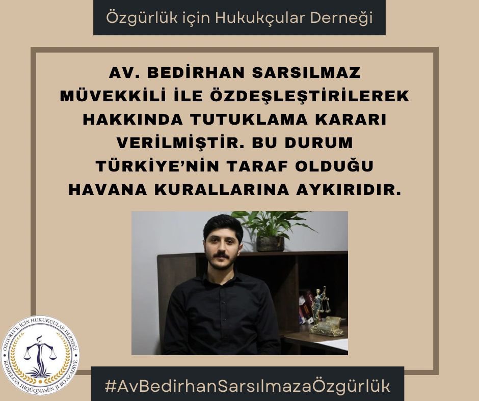 avabisaroglu's tweet photo. #AvBedirhanSarsılmazaÖzgürlük https://t.co/FFaplXZxMp