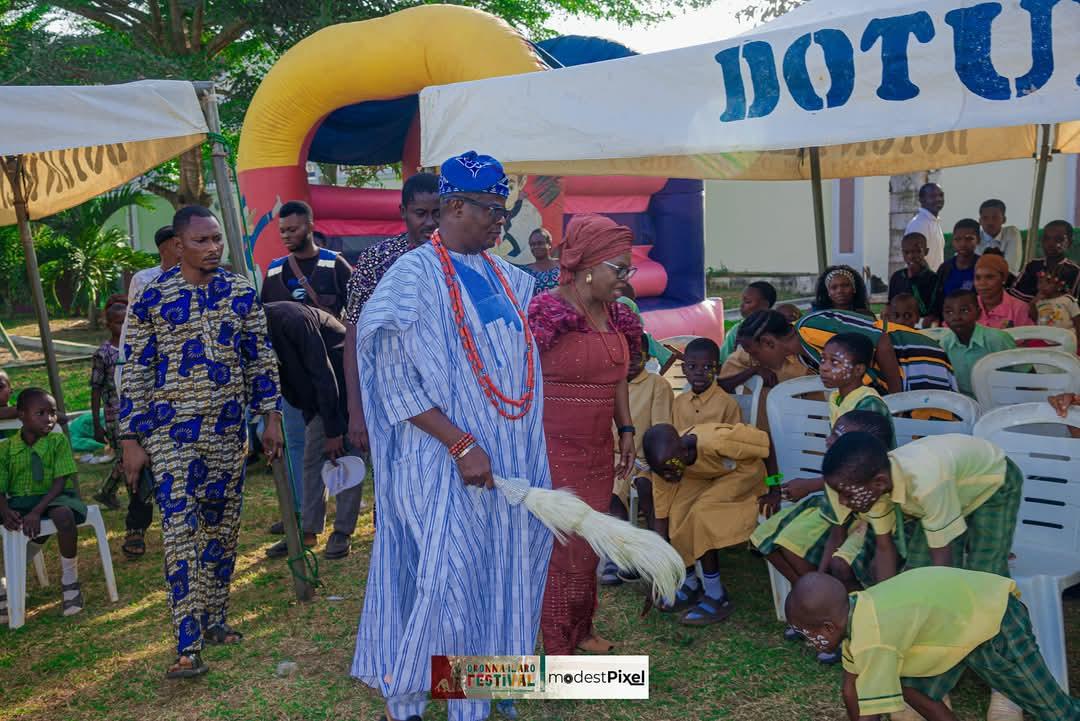 oronnafestival's tweet image. Celebrating the joy, laughter, and boundless potential of our little ones. Images from Olori's Children's Day

#oronnailarofestival2024 
#oronnailarofestival 
#ilaro