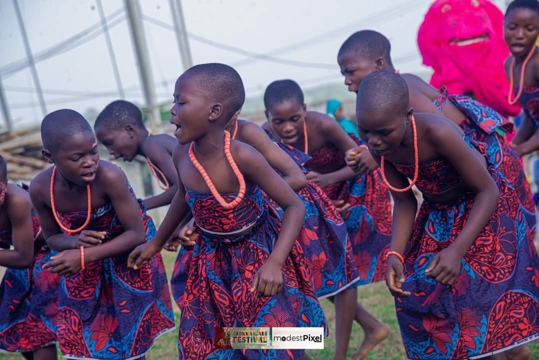 oronnafestival's tweet image. Celebrating the joy, laughter, and boundless potential of our little ones. Images from Olori's Children's Day

#oronnailarofestival2024 
#oronnailarofestival 
#ilaro