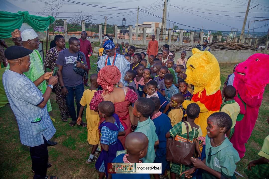 oronnafestival's tweet image. Celebrating the joy, laughter, and boundless potential of our little ones. Images from Olori's Children's Day

#oronnailarofestival2024 
#oronnailarofestival 
#ilaro