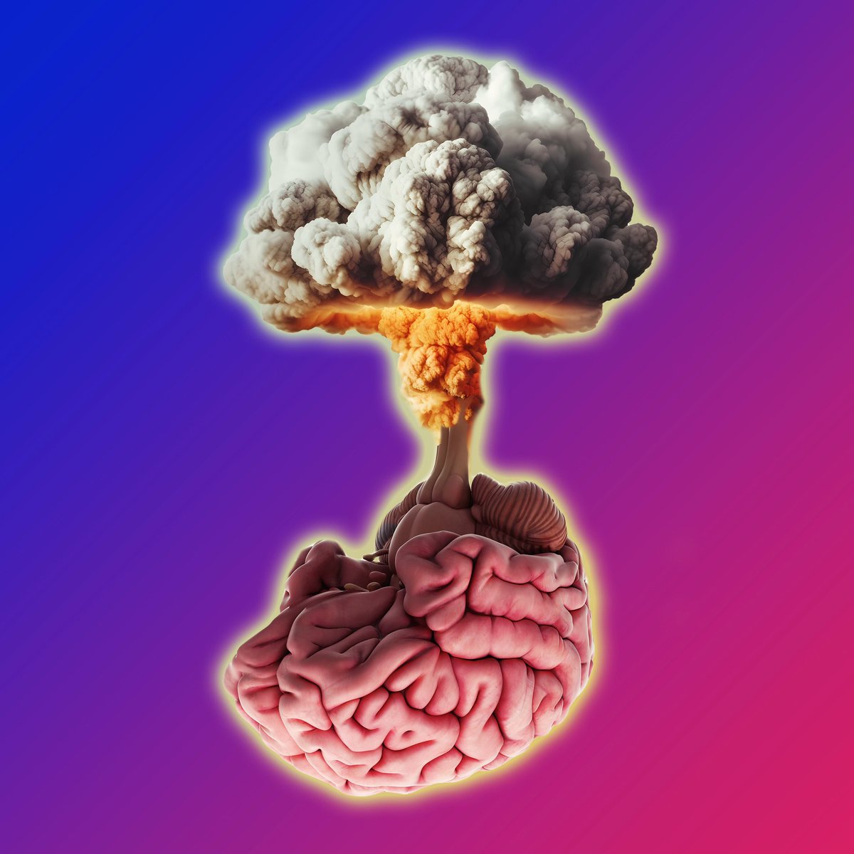 Brother12osg's tweet photo. Atomic Brain_1
Giclée on canvas / digital
2024
16”x16”
•
•
•
#brother12 #atomicbrain #brain #mushroomcloud  #atomic #atombomb #nuclear #orderofsouthgranville #surrealism #giclée #contemporaryart #collage #digitalart #nft #art #fineart #hyperreality https://t.co/XbjTXWCTYC
