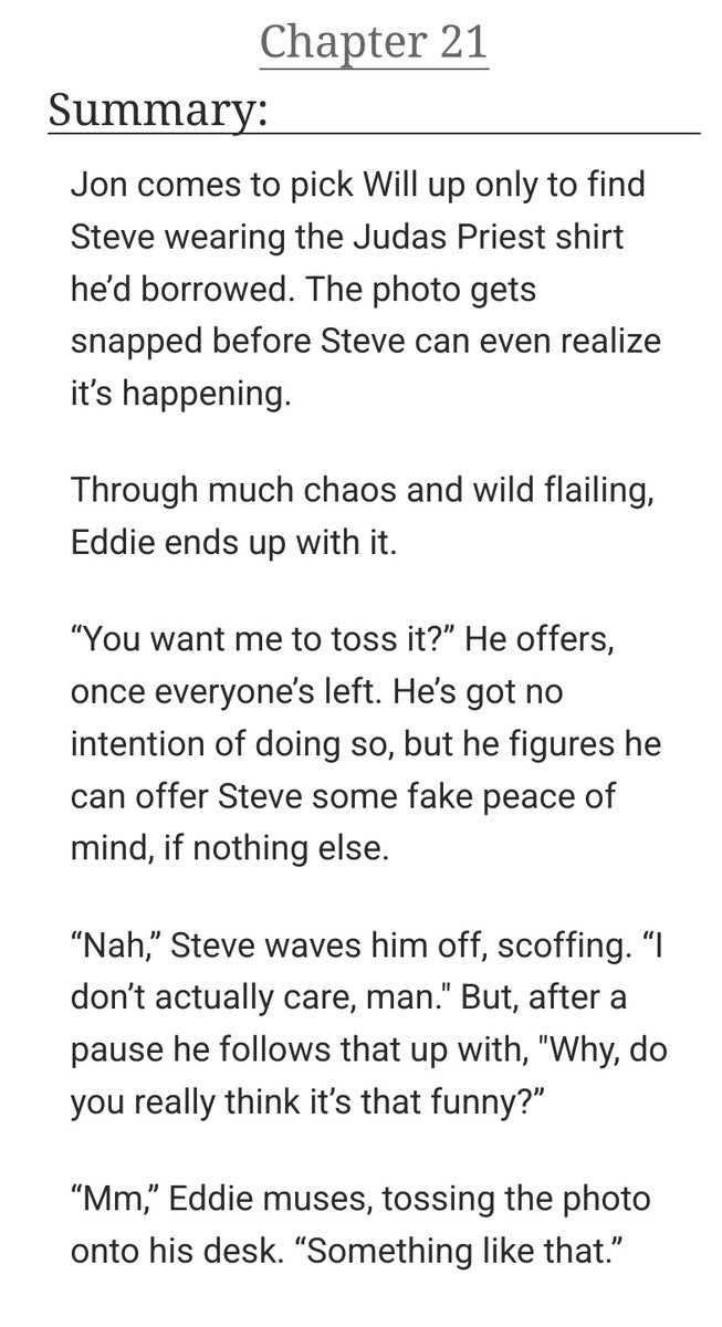 Why Can't This Be Love? (Side B) - chapter 21

archiveofourown.org/works/57522718…

#steddie #steddiefic #steveeddie