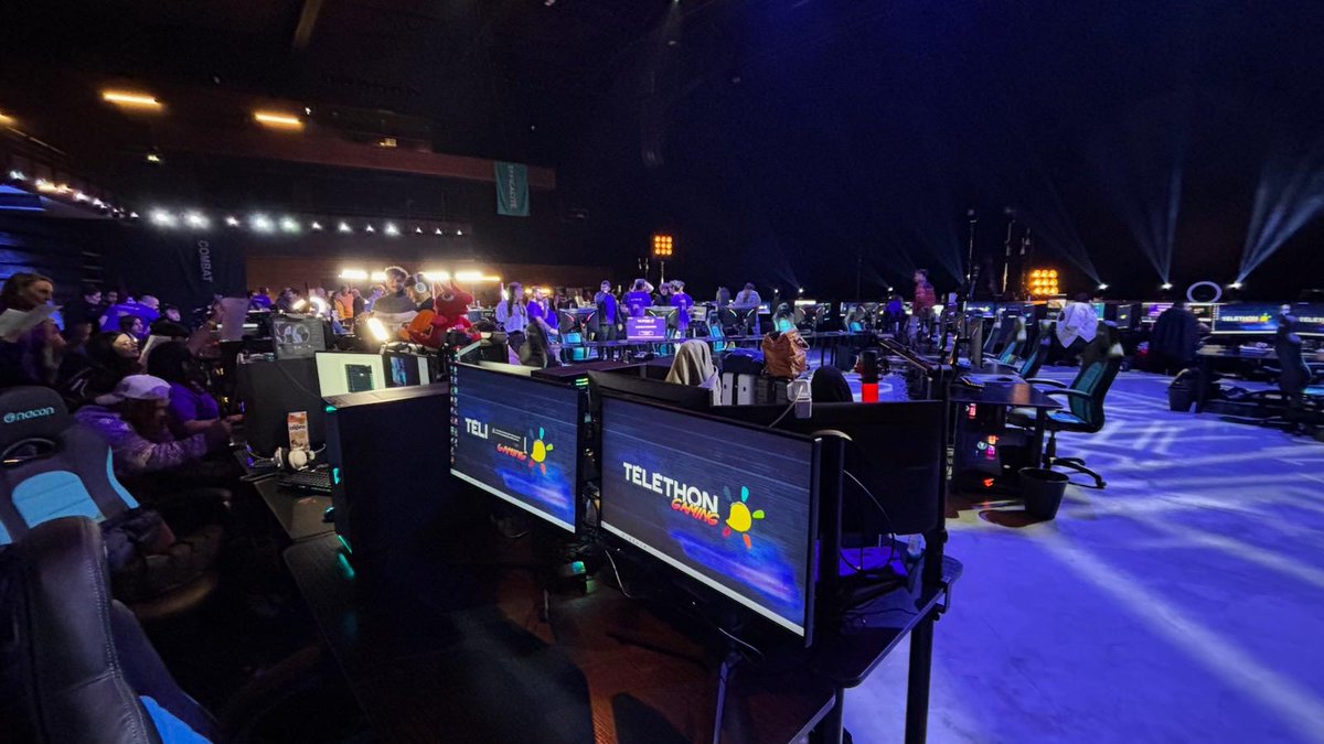🎮 Téléthon Gaming 2024 : 70 streamers, 4 Gbps de débit, et une prouesse technique signée Orange ! 

Bravo aux équipes pour leur expertise et leur engagement au service de la solidarité. 👏

#orangeestla #eSports #telethongaming
