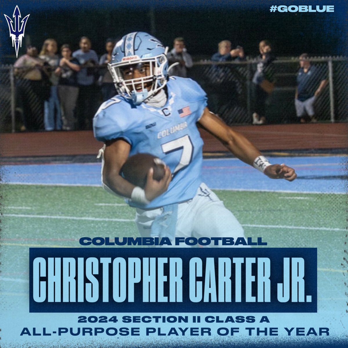 CHSBLUEDEVILSFB's tweet photo. Congratulations to our Class A All-League selections!

Go Blue! https://t.co/MNjFoP7Dtu