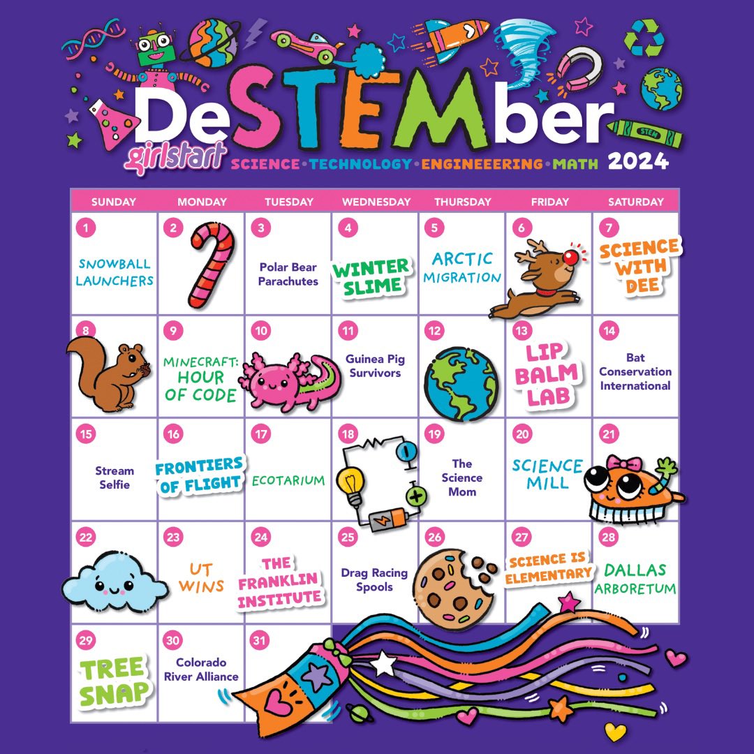 It's officially #DeSTEMber, the most wonderful time of the year!  🥳 Join us at DeSTEMber.org for daily STEM activities that will ignite your curiosity &amp; release your inner scientist! 👩🏾‍🔬 There's something new to learn every day, so unwrap the wonders of STEM this month!
