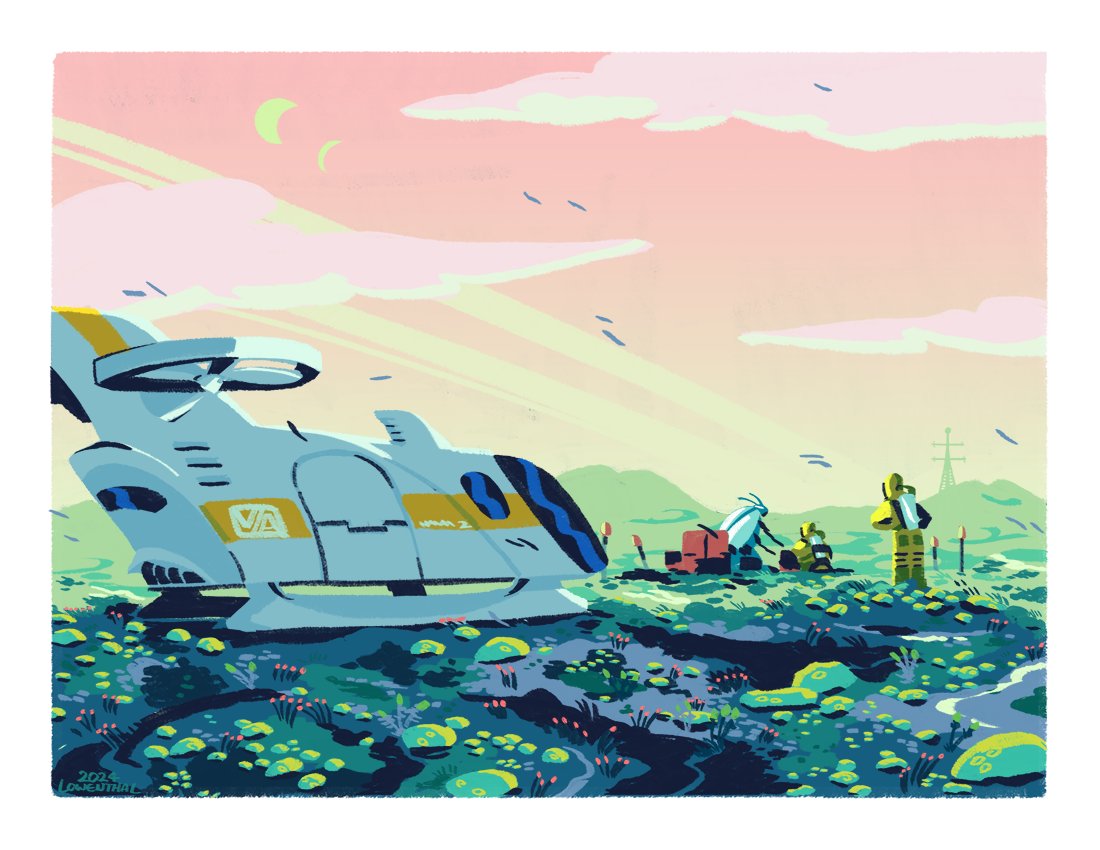 celia_lowenthal's tweet image. 2024 #scifi #scifiart #illustration