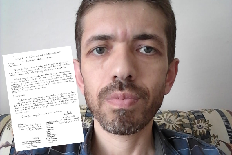 S1t2rk's tweet photo. 29 Kasım'da vefat eden KHK'lı ilkokul öğretmeni Cemal Altıparmakoğlu, ölüme gönderilişini adım adım yazdı ama sesini kimseye duyuramadı: 

" % 67 engelli raporumda belirtilen tüm ağır hastalıklarıma rağmen cezaevinde ölüme terk edildim.”

#KHKlarZulümdür

https://t.co/d4A2hpAB8k https://t.co/uBHy5SZk0r