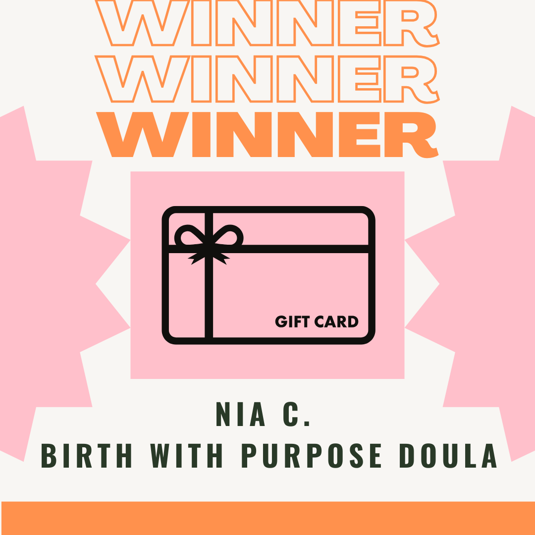 A huge THANK YOU to everyone who participated in our survey! Your feedback is invaluable and helps us grow and improve. 💡

Special shoutout to Nia C. of Birth With Purpose Doula for being randomly selected as the lucky recipient of a $50 Amazon gift card! 🛍️✨ Enjoy your prize!
