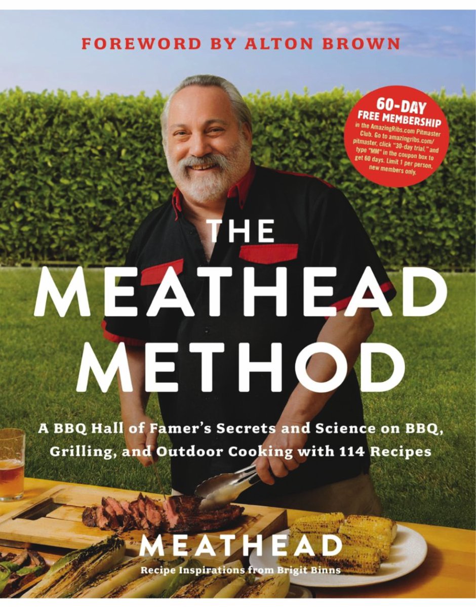 meathead's tweet image. IT'S TIME!! Meathead is back with 'The Meathead Method,' a toolbox that teaches why and how to elevate all your cooking, outdoors and indoors. 

Pre-order a copy for yourself or the outdoor cooks on your gift list using the link below.

amazon.com/dp/0063272849/…