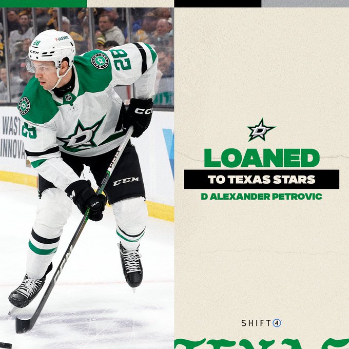 Loaned
to texas
Petrovic