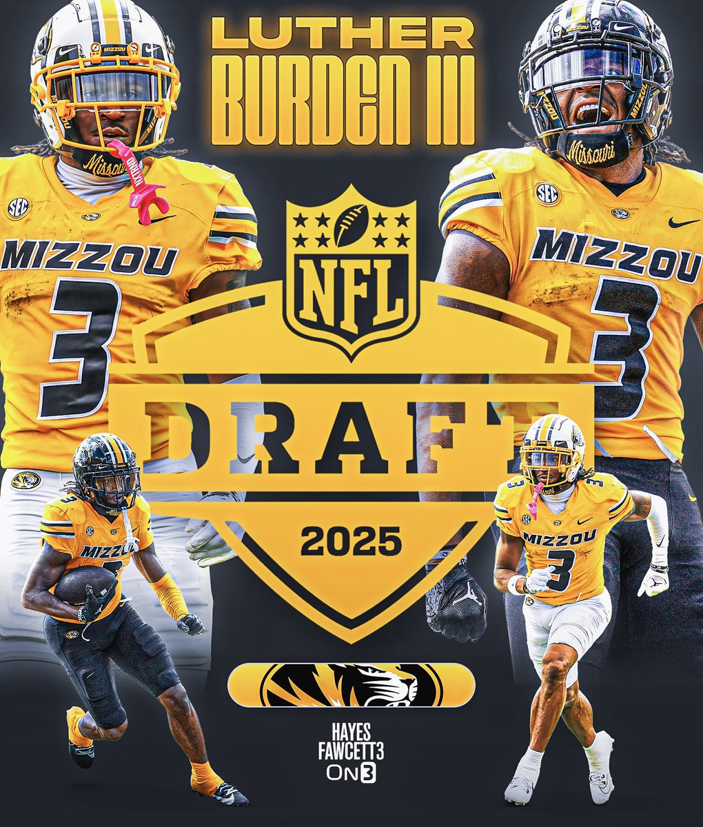 BREAKING: Missouri WR Luther Burden III tells @on3sports he will declare for the NFL Draft

In his 3 year career with the Tigers he totaled 192 Receptions, 2,739 All-Purpose Yards, &amp; 26 TDS

on3.com/db/luther-burd…