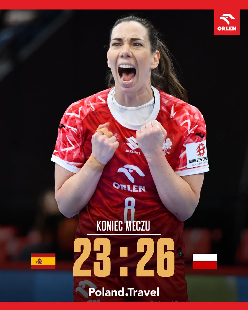 handballpolska's tweet photo. ZROBIŁY TO❗️

👏 Zwycięstwo z Hiszpanią i awans reprezentacji Polski do rundy głównej Mistrzostw Europy 2024! 😍

@POT_GOV_Pl @TeamORLEN @Eurosport_PL @EHFEURO #handballpolska https://t.co/f6GPQOKAof