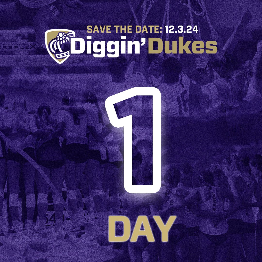 Tomorrow is the day YOU can make your impact on JMU Athletics! 

🔗: diggindukes.com 

#GoDukes | #ProudandTrue | #DigginDukes