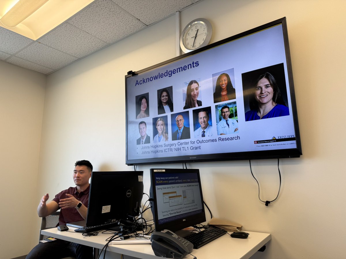 Today’s <a href="/HopkinsJSCOR/">Johns Hopkins JSCOR</a> lecture is by current <a href="/HopkinsMedicine/">Johns Hopkins Medicine</a> medical student and <a href="/JohnsHopkinsSPH/">Johns Hopkins Bloomberg School of Public Health</a> MPH alum <a href="/Terrence_Tsou/">Terrence Tsou</a> #SurgMentoring #SurgTweeting