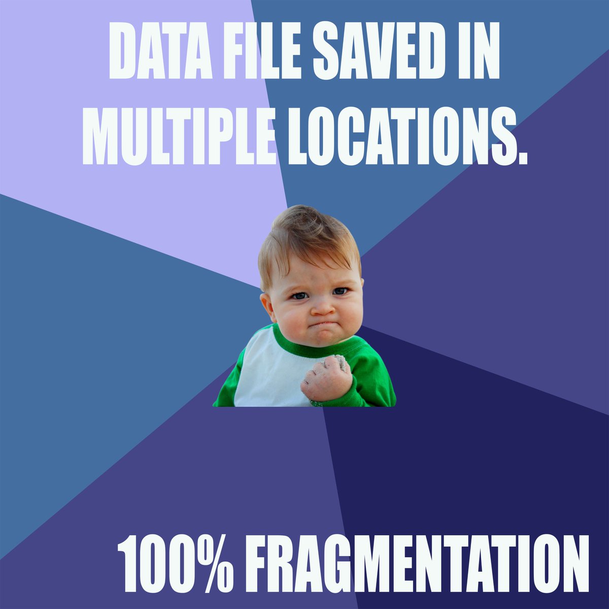 zus_network's tweet image. With Züs, Each file is fragmented and saved on multiple servers, so a hack on one server won't affect your data. #DataFragmentation #Vult #ZCN #ZUS