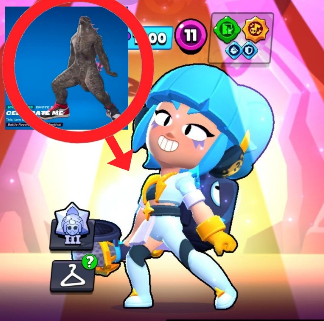 brawlerslocosxd's tweet photo. She thinks she's him 💀 https://t.co/fXTzzNs0wf
