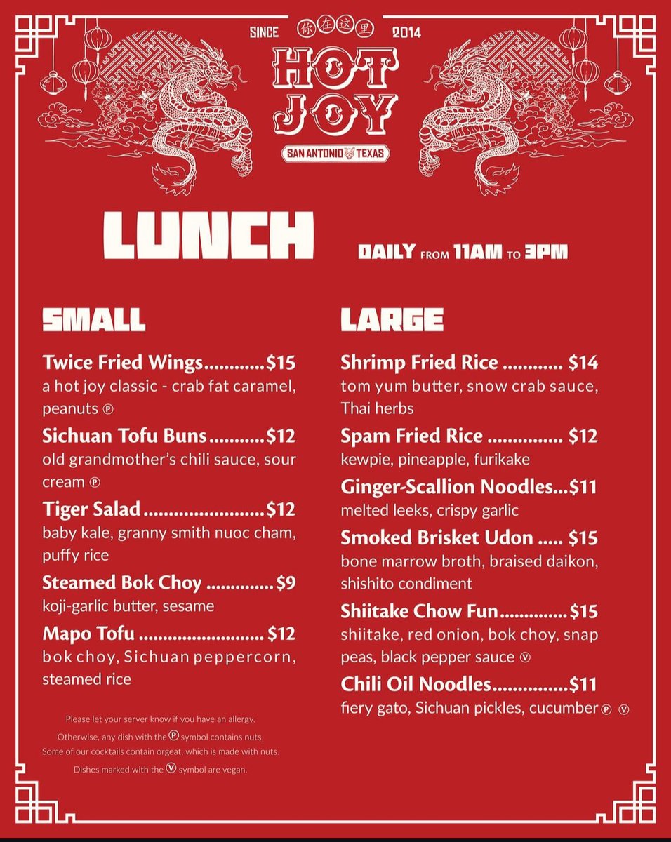 Hot Joy is doing lunch every damn day. Please don’t make me regret it. :)